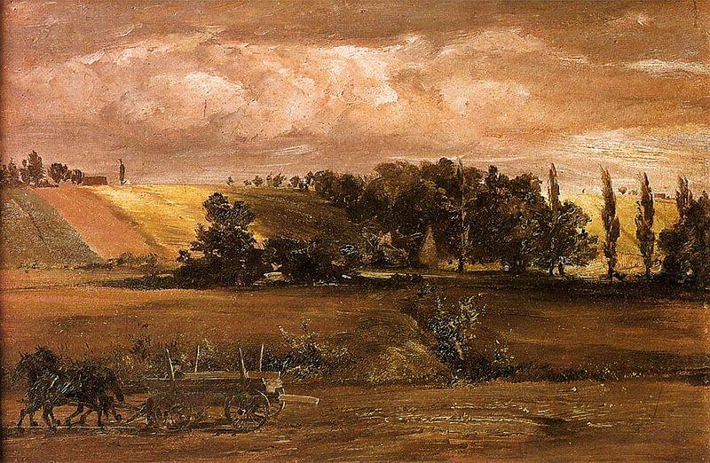 Storm on Tempelhof Mountain, Adolph von Menzel